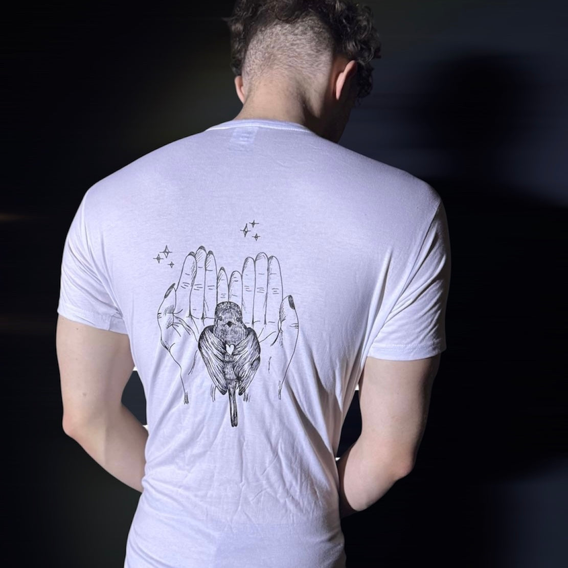 Push-Us t-shirt met betekenisvol design voor unisex dagelijks gebruik